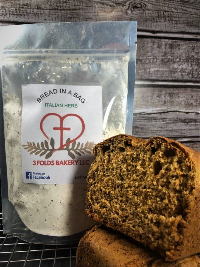 Italian Herb Bread in a Bag Flour Mix